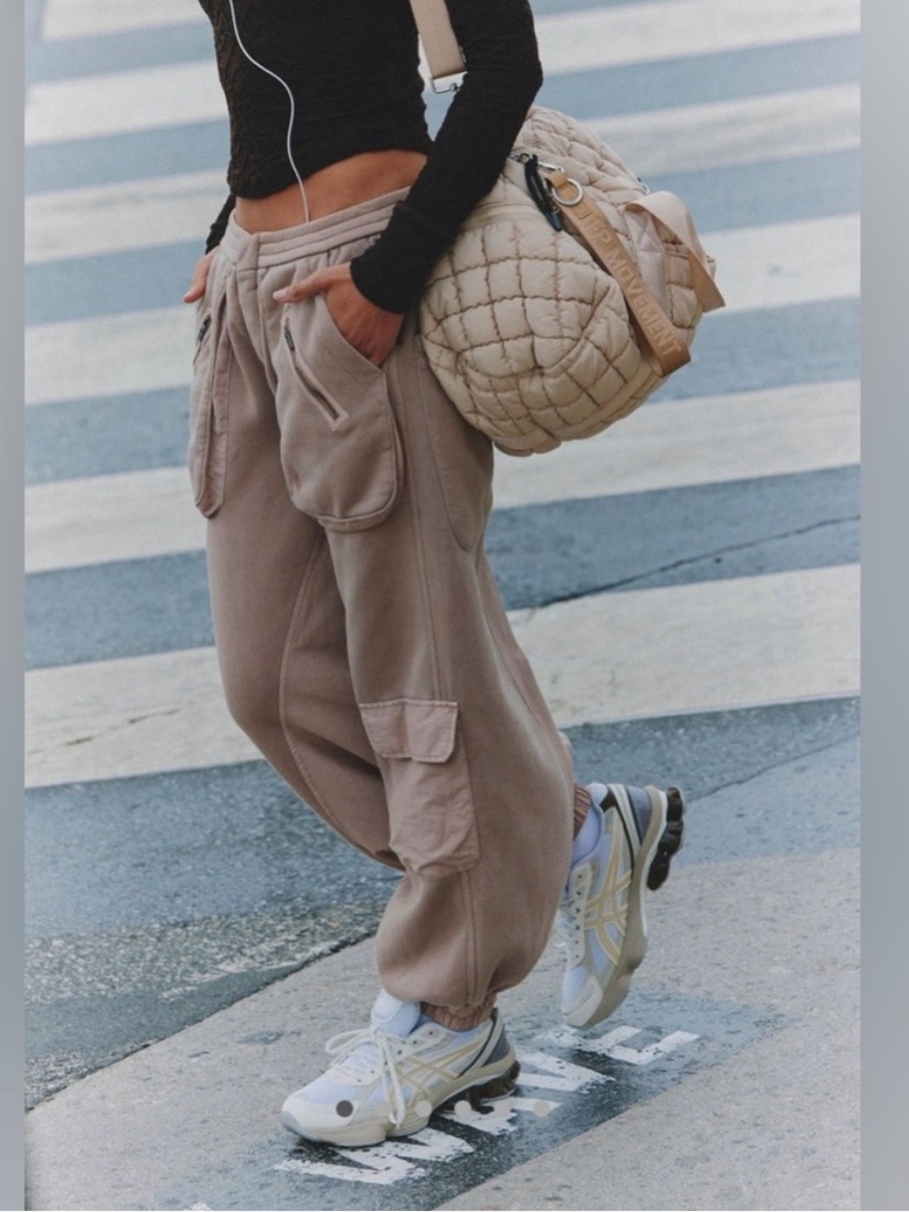 Free People Buckle Down Cargo Pants